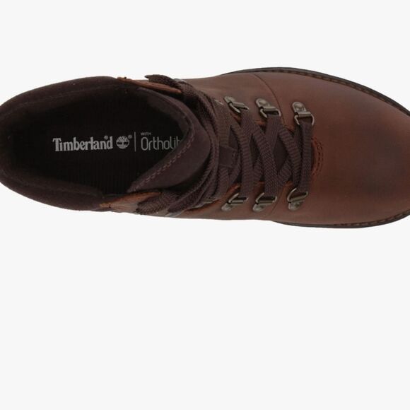 Timberland Ellendale Mid Lace-Up Boot- Medium Brown Full Grain - Picture 4 of 10